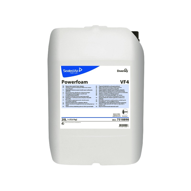 Detergent spumant alcalin POWERFOAM  Diversey  25 kg